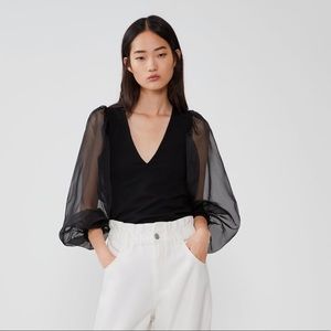 Zara Puff Sleeve Shirt